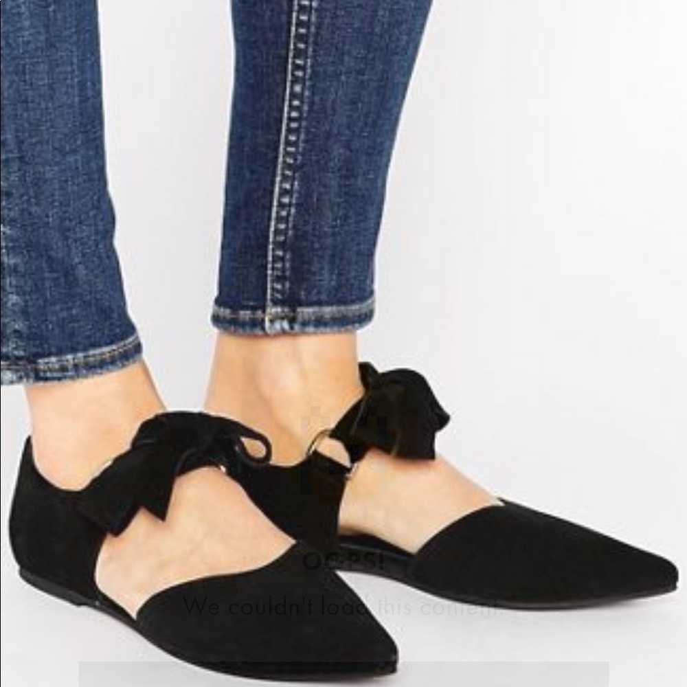 NEW D'orsay Tie Flats